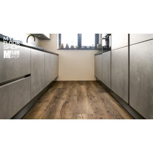 Bramber Chestnut Nutmeg mFLOR PVC vloer 81601 houtmotief eikenlook keuken