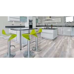 Keuken met Woburn Woods Delamere Pine 65812 PVC vloer mFLOR