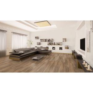 Woonkamer met Woburn Woods Martinsyde Oak 73803 PVC vloer mFLOR