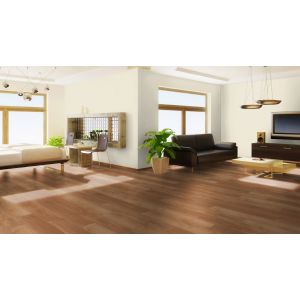 Woonkamer met Woburn Woods Parkhurst Oak 66218 PVC vloer mFLOR