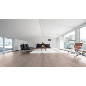 Woonkamer met English Oak Marston Oak 70592 PVC vloer mFLOR