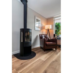 Openhaard met Broadleaf Warm Sycamore 41815 PVC vloer mFLOR