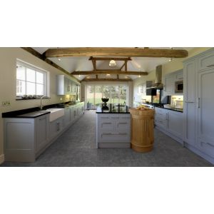 Keuken met Abstract Asp Grey 53124 PVC vloer mFLOR