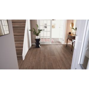 Hal met English Oak Darwen Oak PVC 70596 PVC vloer mFLOR