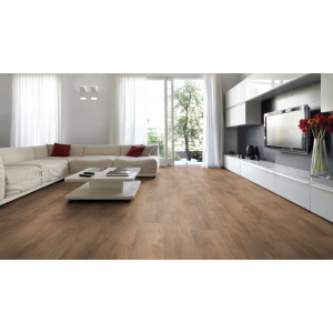 Woonkamer met Authentic Oak Water Oak 56282 PVC vloer mFLOR