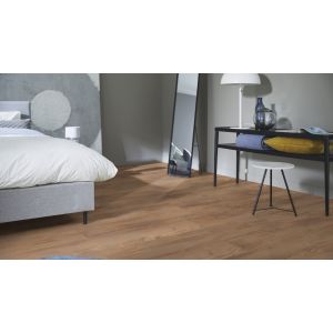 Slaapkamer met Authentic Oak Water Oak 56282 PVC vloer mFLOR