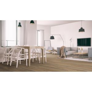 Woonkamer met Authentic Oak XL Apulia 56315 PVC vloer mFLOR