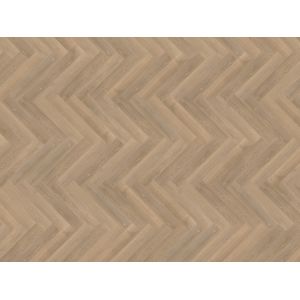 Slaapkamer met Parva River Oak Rhone 56059  PVC visgraat klikvloer Solcora Silence