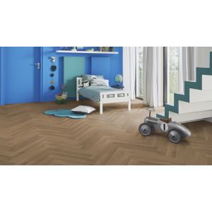 Slaapkamer Parva River Oak Danube 41322  PVC visgraat vloer mFLOR