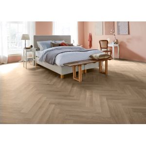 Slaapkamer Parva River Oak Douro 41325  PVC visgraat vloer mFLOR