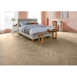 Slaapkamer Parva River Oak Po 41314  PVC visgraat vloer mFLOR